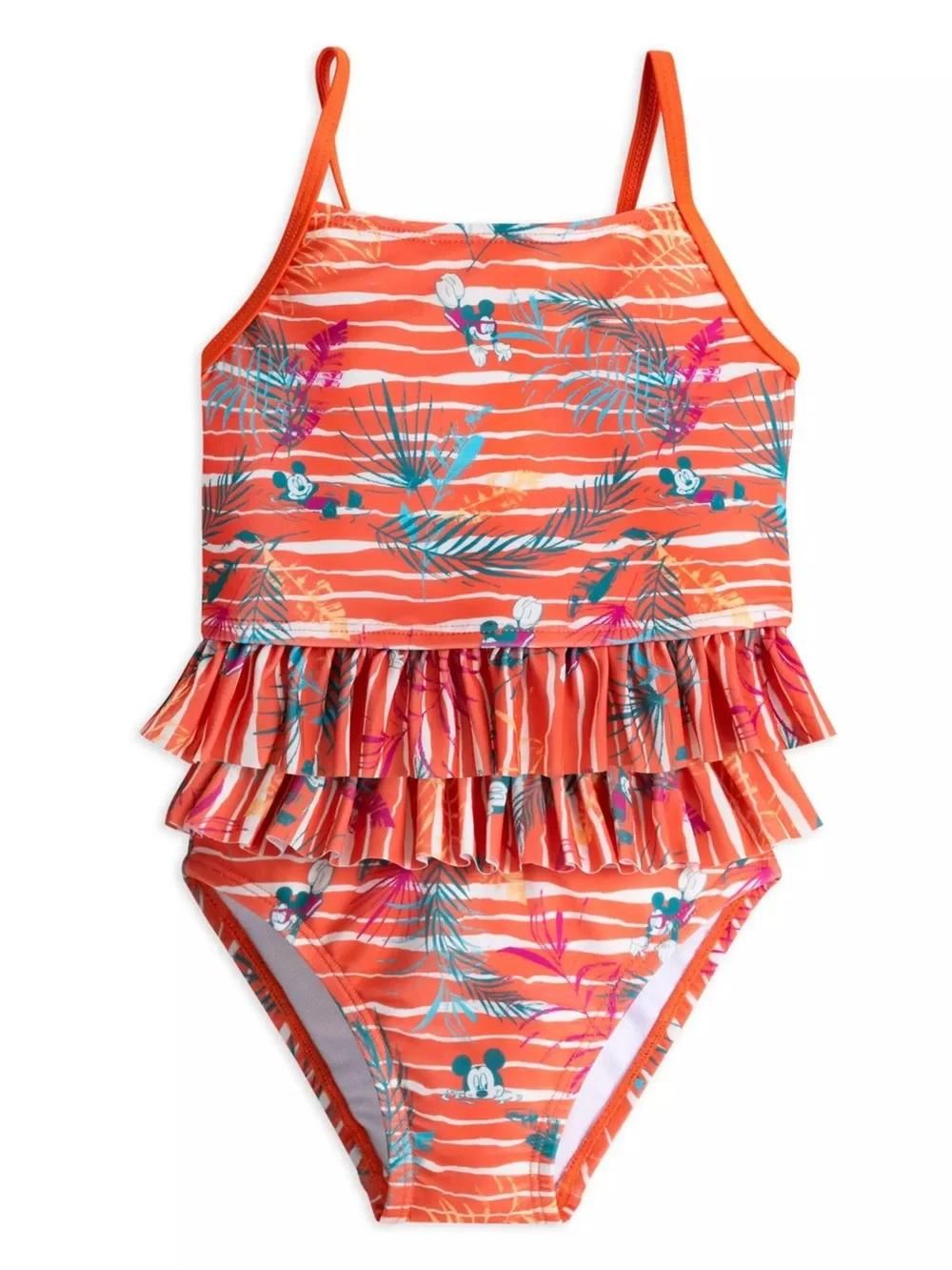 DISNEY MICKEY MOUSE RESORT SWIMSUIT- 2 PIECE- SIZE 7-8 -NEW WITH TAGS